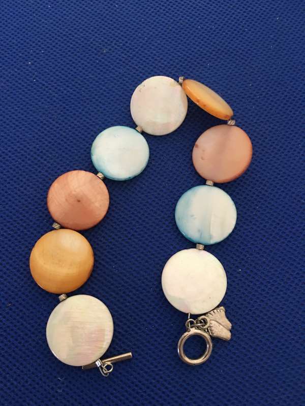 VINTAGE BRACELET WITH FLAT STONES