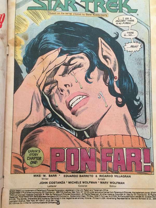 DC COMICS - STAR TREK - NO.7 - 1984