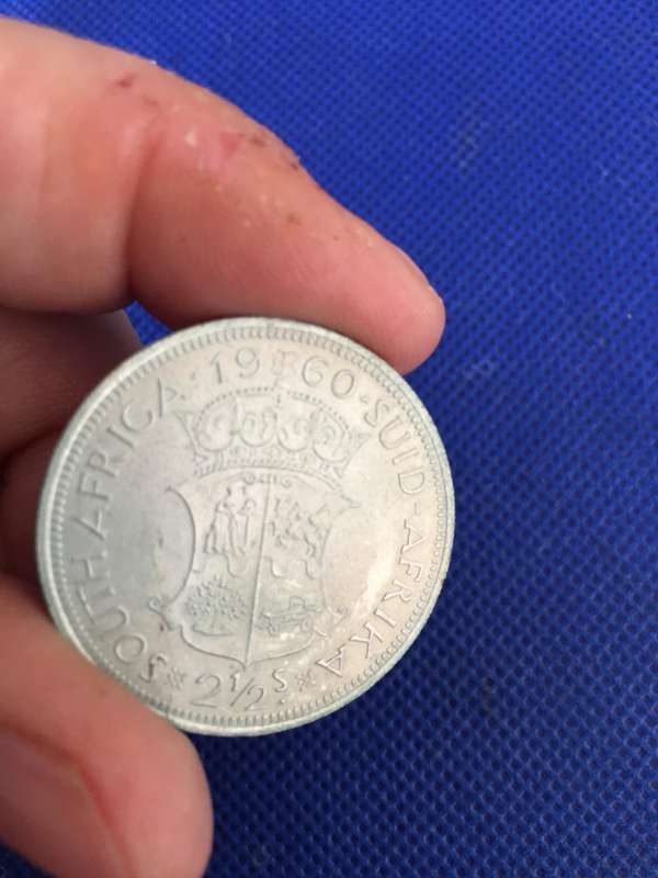 SOUTH AFRICA 2 1/2 SHILLINGS 1960