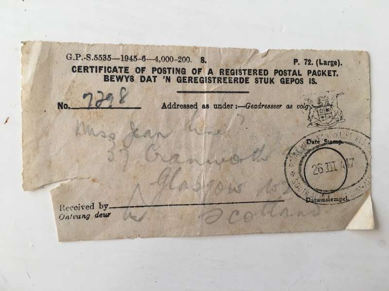 VINTAGE MENU BANQUET  - THE GOVERNOR GENERAL AND FPRMER PRESIDENT SWART AND RECEIPT  1960
