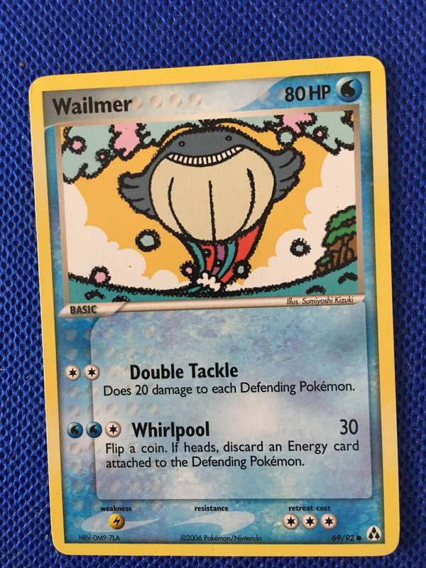 POKEMON TRADING CARD - WAILMER