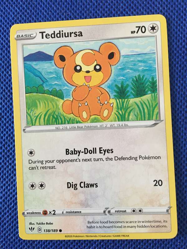 POKEMON TRADING CARD - TEDDIURSA
