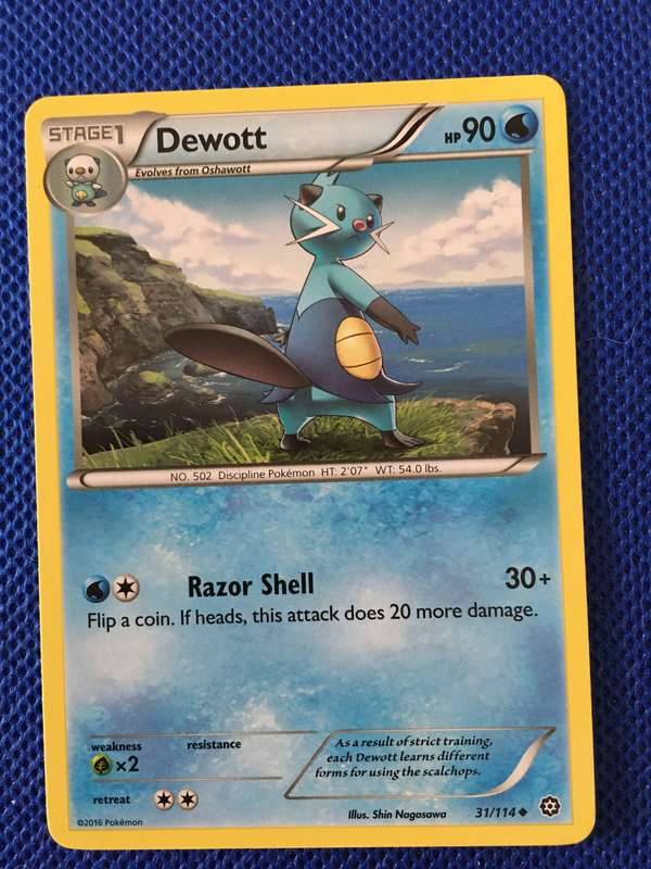 POKEMON TRADING CARD - DEWOTT