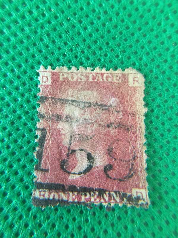 GREAT BRITAIN - PENNY RED USED STAMP