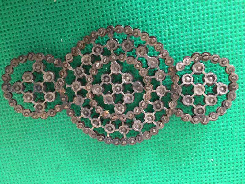 VINTAGE HAIR PIN - PIN MISSING  BEAUTIFUL