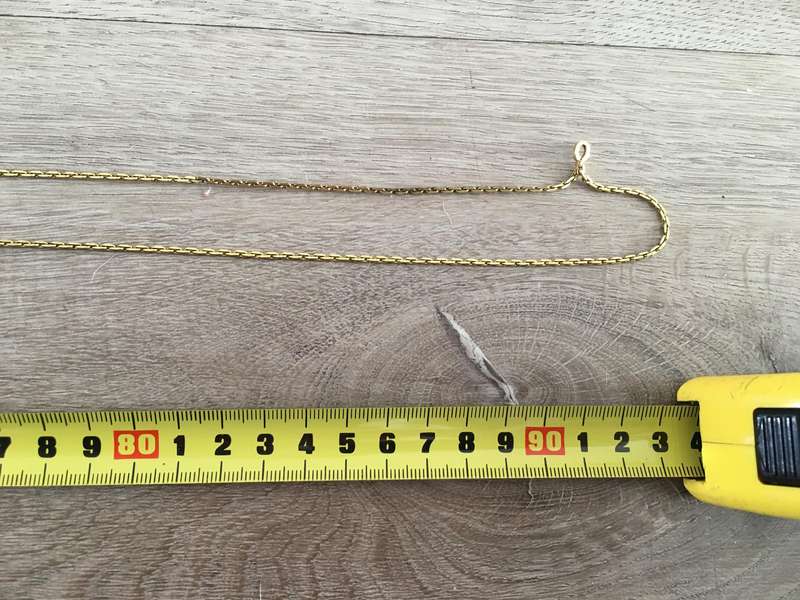 LOVELY VINTAGE ROLLED GOLD CHAIN NECKLACE