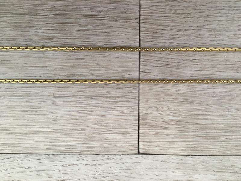 LOVELY VINTAGE ROLLED GOLD CHAIN NECKLACE