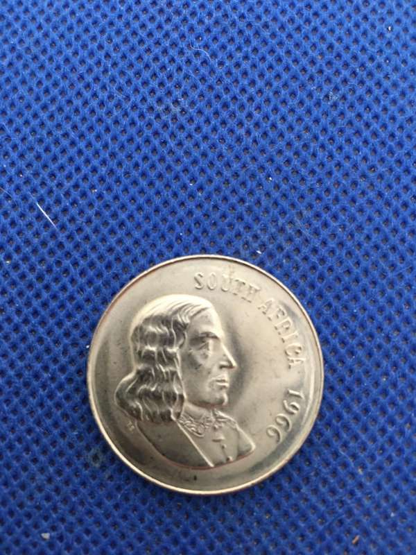SOUTH AFRICA - 50c  1966 - JAN VAN RIEBEEK