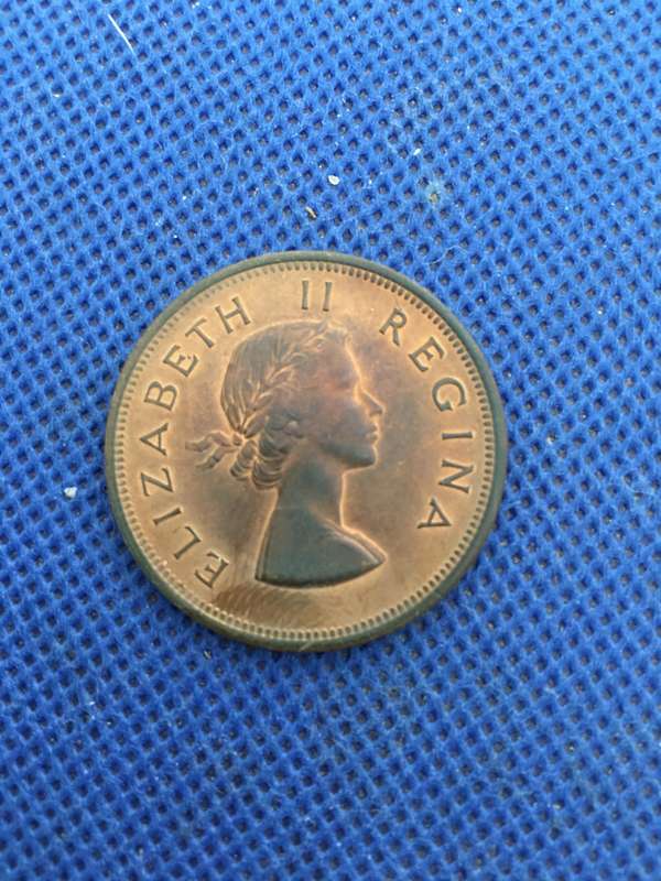 SOUTH AFRICA  1 PENNY - 1960
