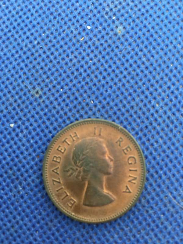 SOUTH AFRICA HALF PENNY  - 1960