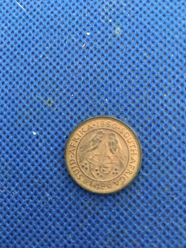 SOUTH AFRICA 1/4 PENNY - 1960 LOVELY DETAIL