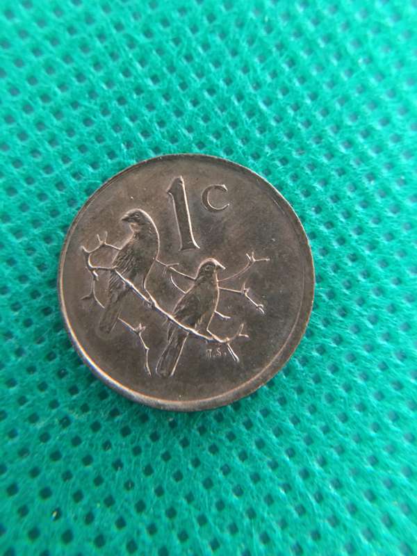 SOUTH AFRICA 1c COIN 1982 - FORMER PRESIDENT VORSTER  UNC CONDITION