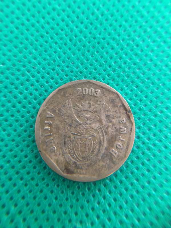 SOUTH AFRICA - 50c  COIN CRICKET VERSION - 2003