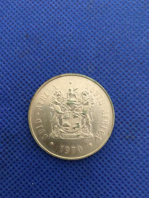 SOUTH AFRICA 1970 1 RAND COIN