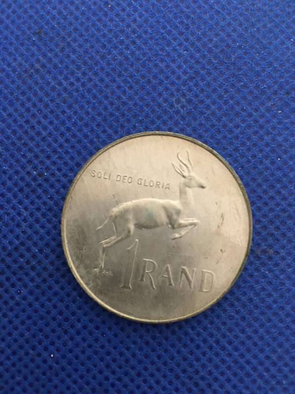 SOUTH AFRICA 1970 1 RAND COIN