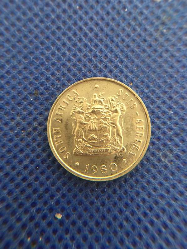 SOUTH AFRICA 1980 10c   COIN