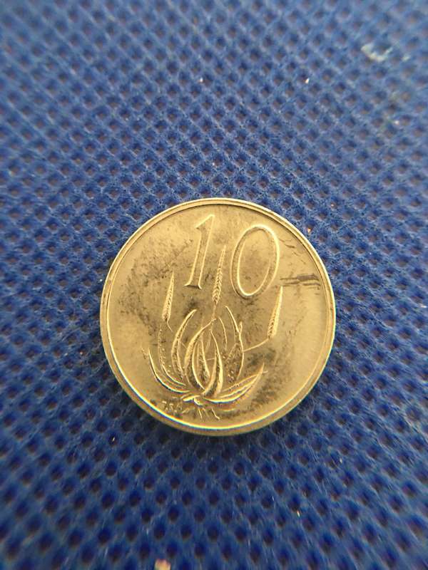 SOUTH AFRICA 1980 10c   COIN