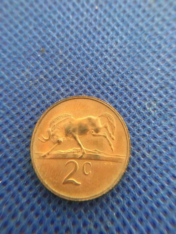 SOUTH AFRICA 2c COIN - 1970