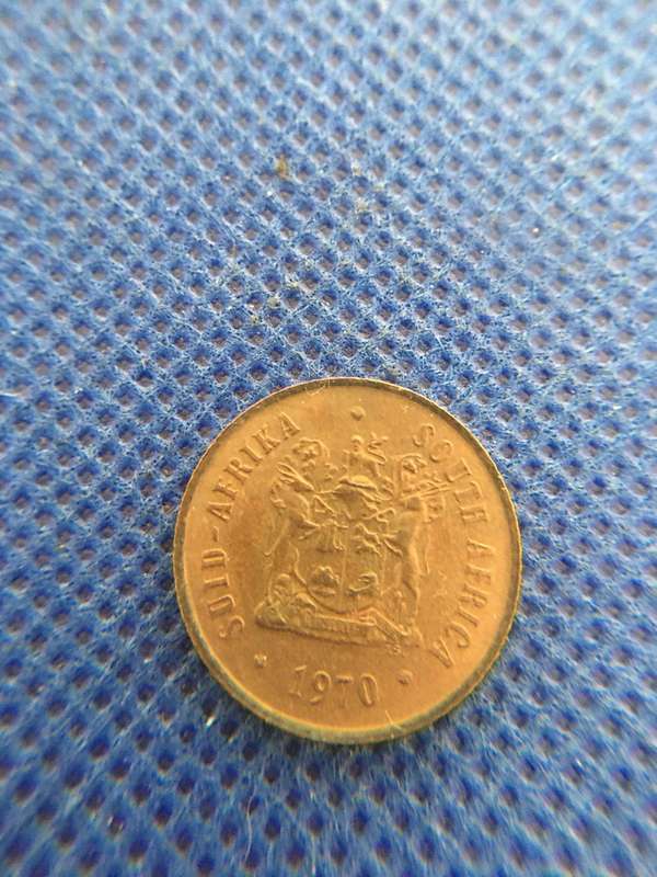 SOUTH AFRICA 1970 1c COIN