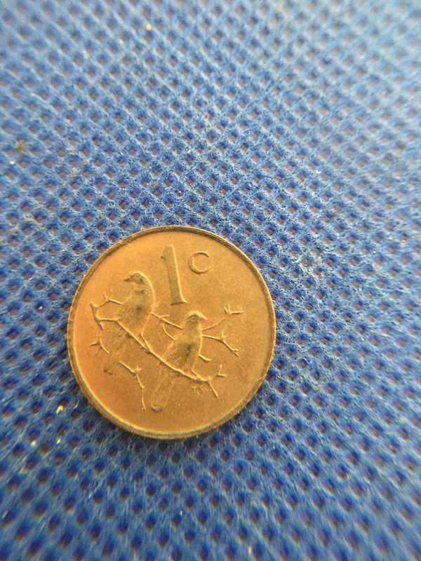 SOUTH AFRICA 1970 1c COIN