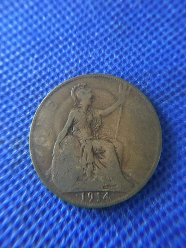 GREAT BRITAIN 1914  1 PENNY COIN