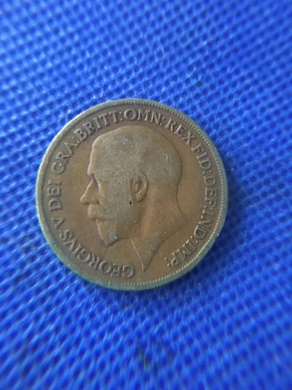 GREAT BRITAIN 1 PENNY COIN - 1919