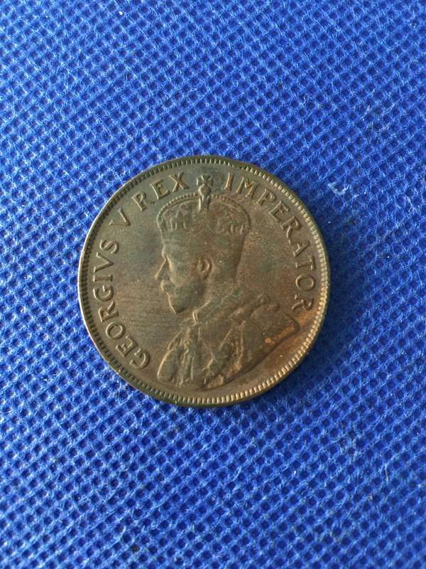 SOUTH AFRICA 1935 1 PENNY COIN