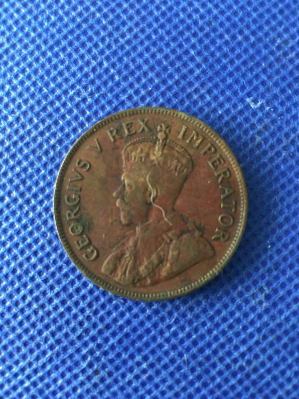 SOUTH AFRICA 1929 1 PENNY COIN