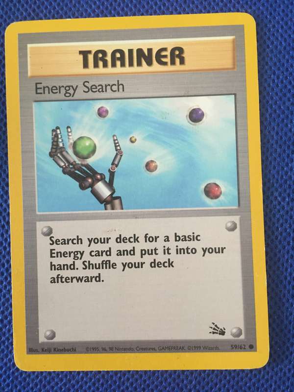 POKEMON TRADING CARD - TRAINER - ENERGY SEARCH