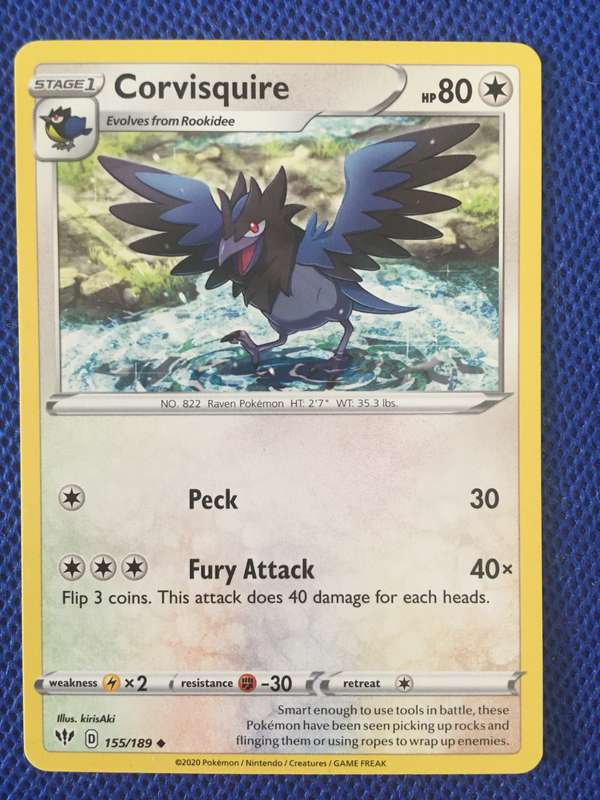 POKEMON TRADING CARD - CORVISIQUIRE
