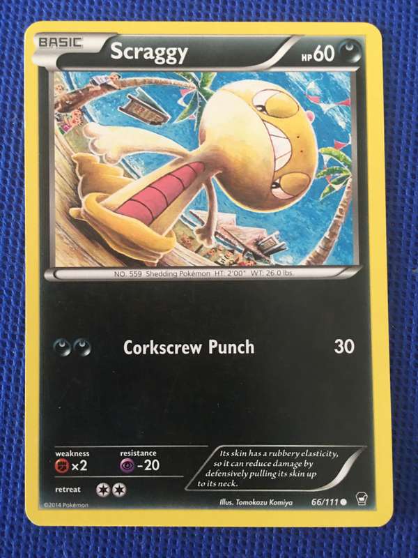 POKEMON TRADING CARD - SCRAGGY