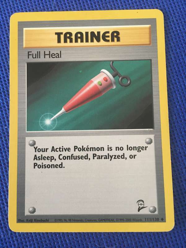 VINTAGE POKEMON TRADING CARD -  TRAINER / FULL HEAL