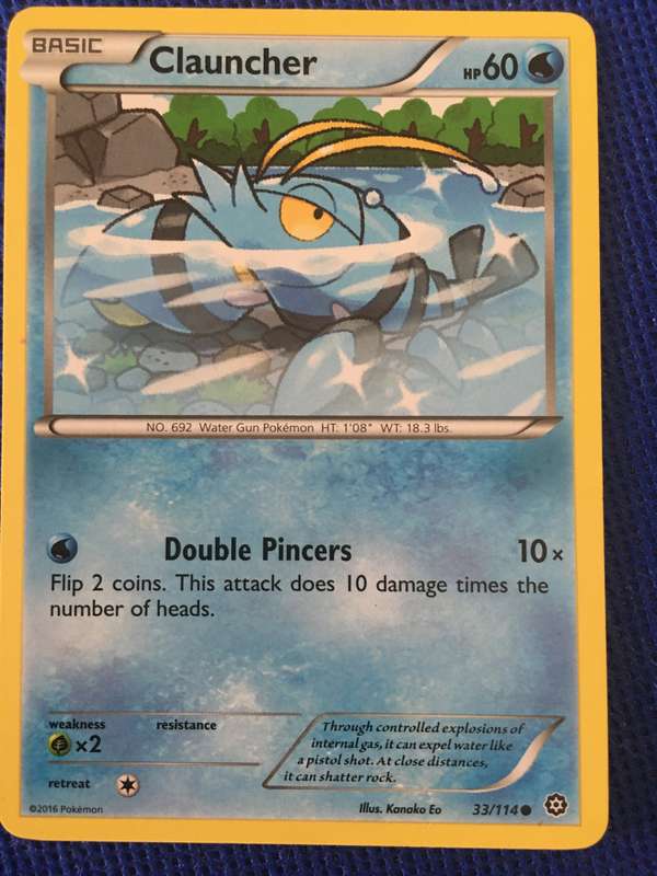 POKEMON TRADING CARD - CLAUNCHER