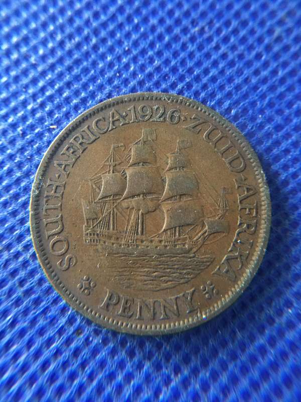 SOUTH AFRICA - 1926 1 PENNY COIN