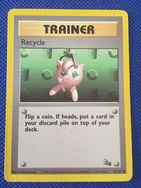 POKEMON TRADING CARD - TRAINER / RECYCLE