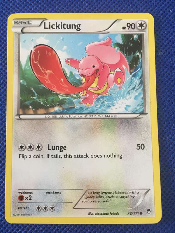 POKEMON TRADING CARD - LICKITUNG