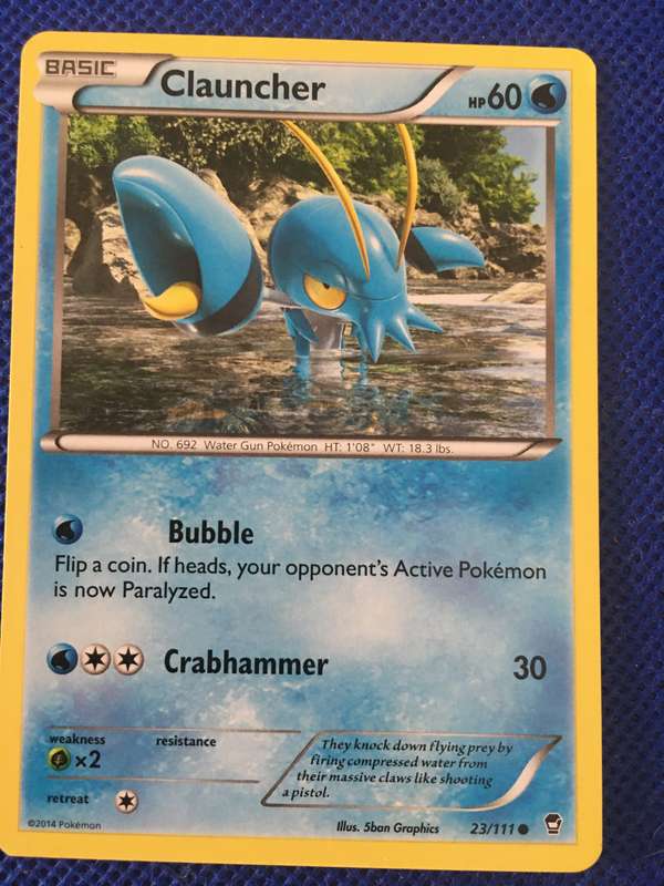 POKEMON TRADING CARD - CLAUNCHER
