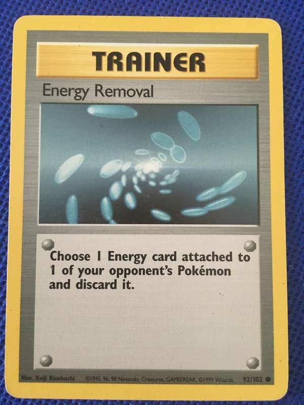 POKEMON TRADING CARD / TRAINER / ENERGY REMOVAL