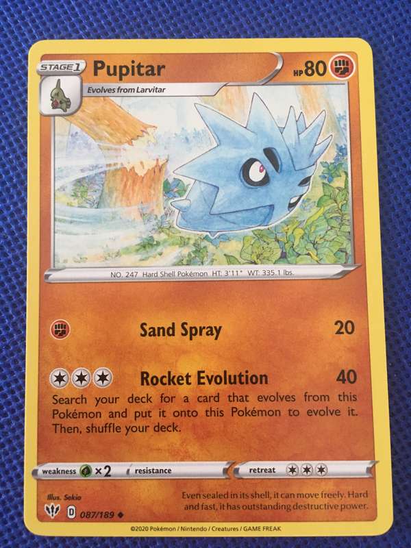 POKEMON TRADING CARD - PUPITAR