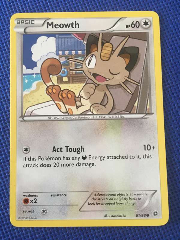 POKEMON TRADING CARD - MEOWTH