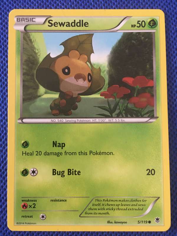 POKEMON TRADING CARD - SEWADDLE