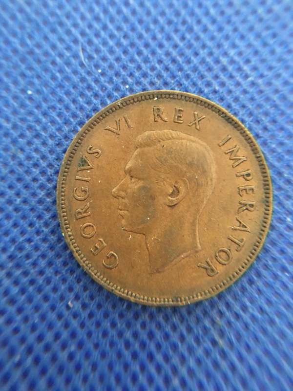 SOUTH AFRICA 1946 PENNY COIN