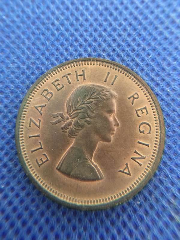SOUTH AFRICA 1953 PENNY COIN