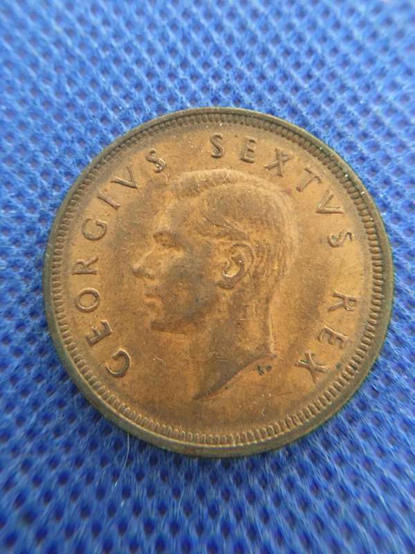 SOUTH AFRICA 1951 1 PENNY COIN