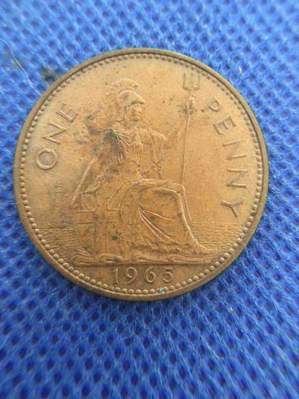 GREAT BRITAIN 1965 1 PENNY COIN