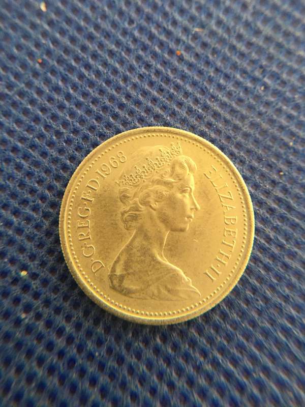 GREAT BRITAIN 1968 5 PENCE COIN