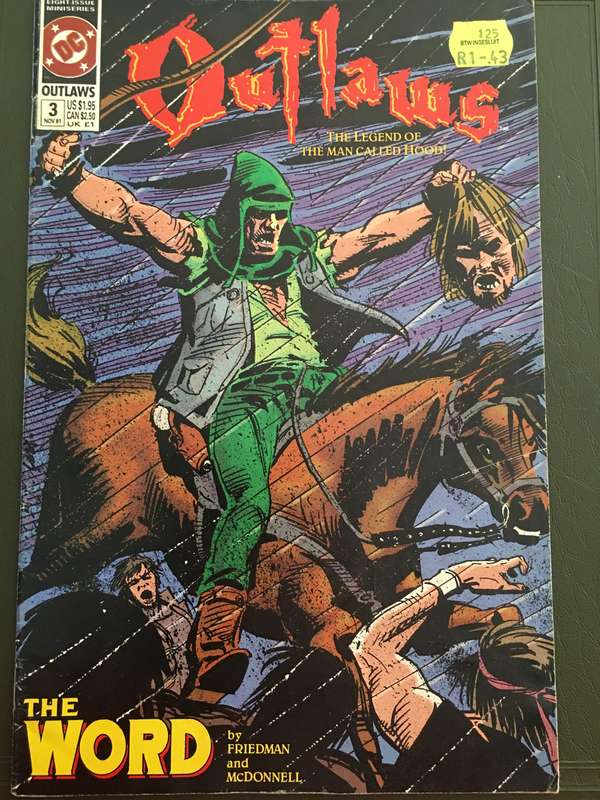 DC COMICS - OUTLAWS NO. 3 - 1991