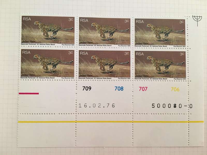 SOUTH AFRICA  1976 WORLD EN VIRONMENTAL AND NATURE CONSERVATION YEAR 3c block unused