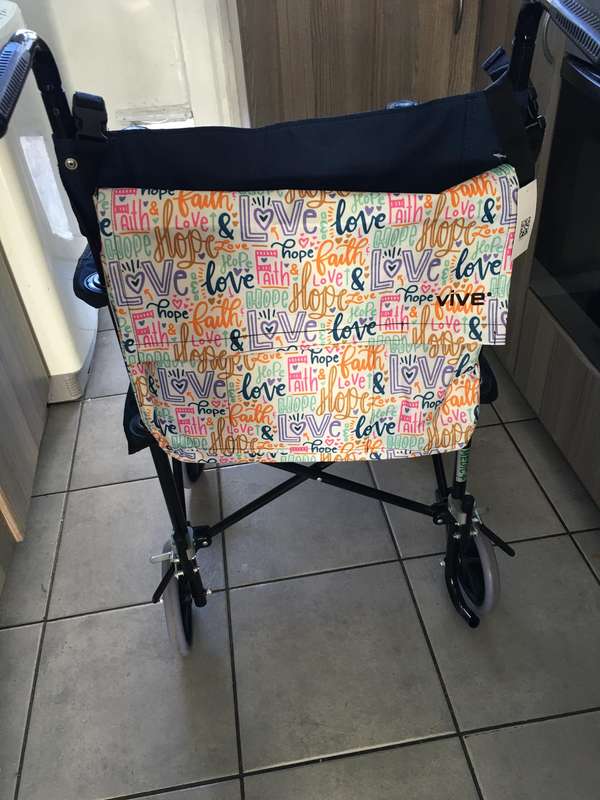 FOLD UP WHEELCHAIR  WITH FREE ACCESSORIES