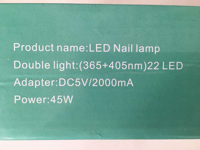 MEDICAL - UV/LED NAIL LAMP - UNUSED